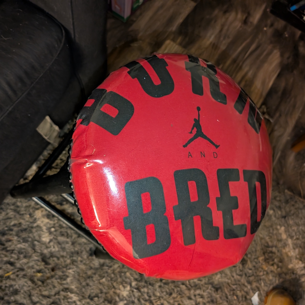 Jordan Red and Black Stool